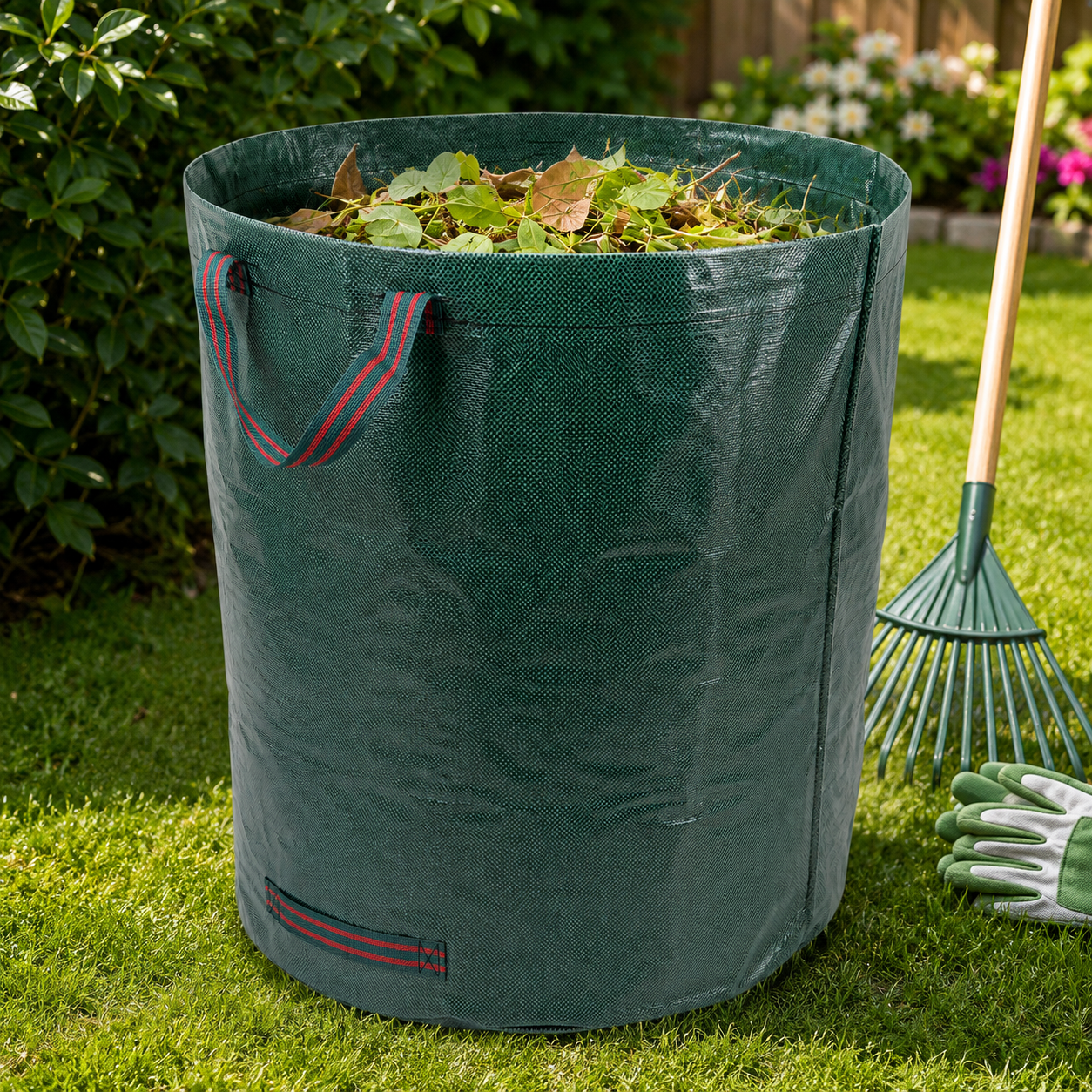 Gartenabfallsack 272 L – Robuster Laubsack für Gartenabfälle