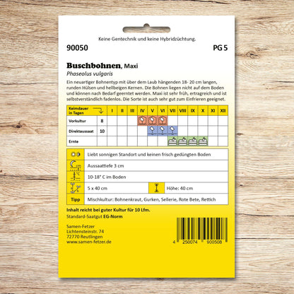 Buschbohnen Maxi
