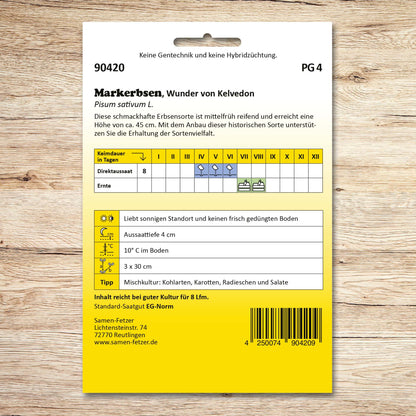 Markerbsen Wunder von Kelvedon