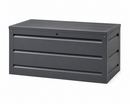 Garten-Aufbewahrungsbox Anthrazit 138 × 62 × 65 cm – Wetterfest & Robust