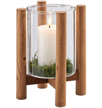 Windlicht "Holzrahmen"