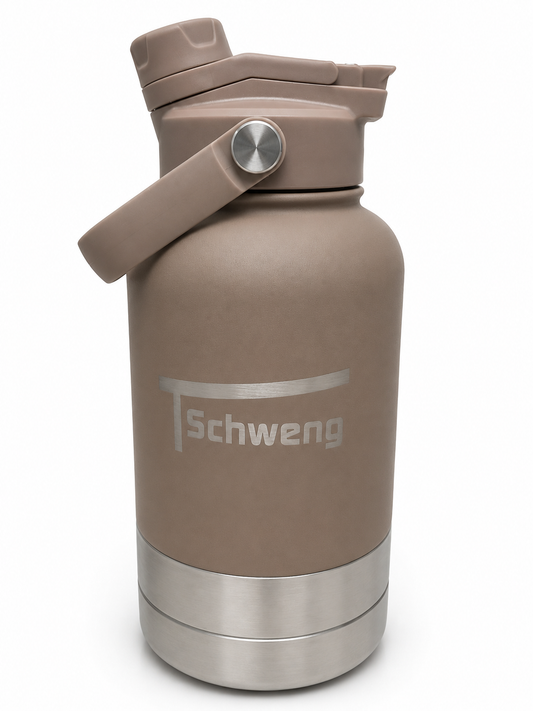3-in-1 Isolier-Trinkflasche für Mensch & Hund – ca. 950 ml
