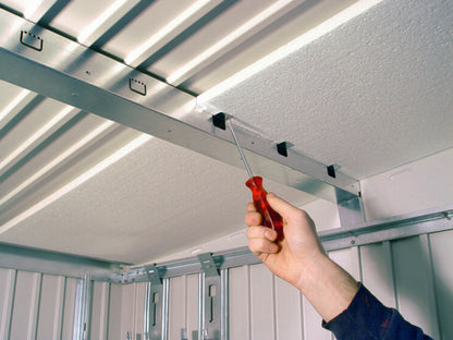 Biohort Gerätehaus AvantGarde® – konfigurierbar - dunkelgrau-metallic