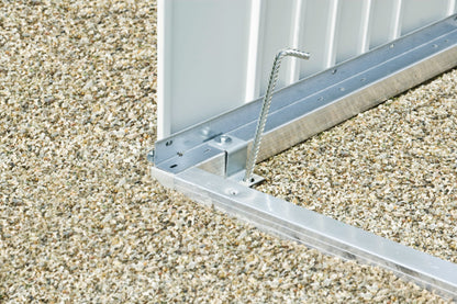 Biohort Gerätehaus AvantGarde®ECO – konfigurierbar - silber-metallic