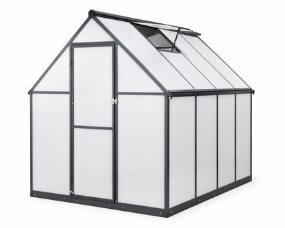 Gewächshaus 224 × 178 × 195 cm – Aluminium & Polycarbonat | Wetterfest & UV-beständig