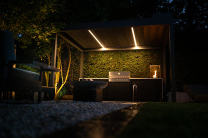 Alba Lamellendach 5 × 3 m – motorisierte Aluminium-Pergola
