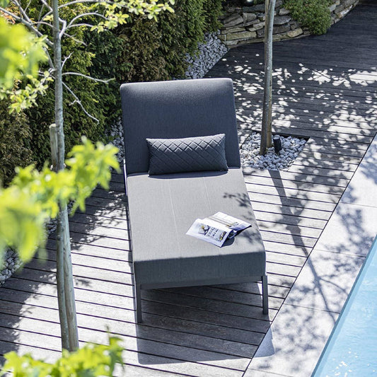 Kettler - PURE Sonnenliege in anthrazit/sooty
