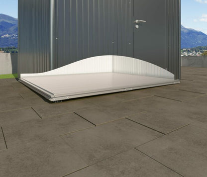 Biohort Gerätehaus AvantGarde®ECO – konfigurierbar - silber-metallic